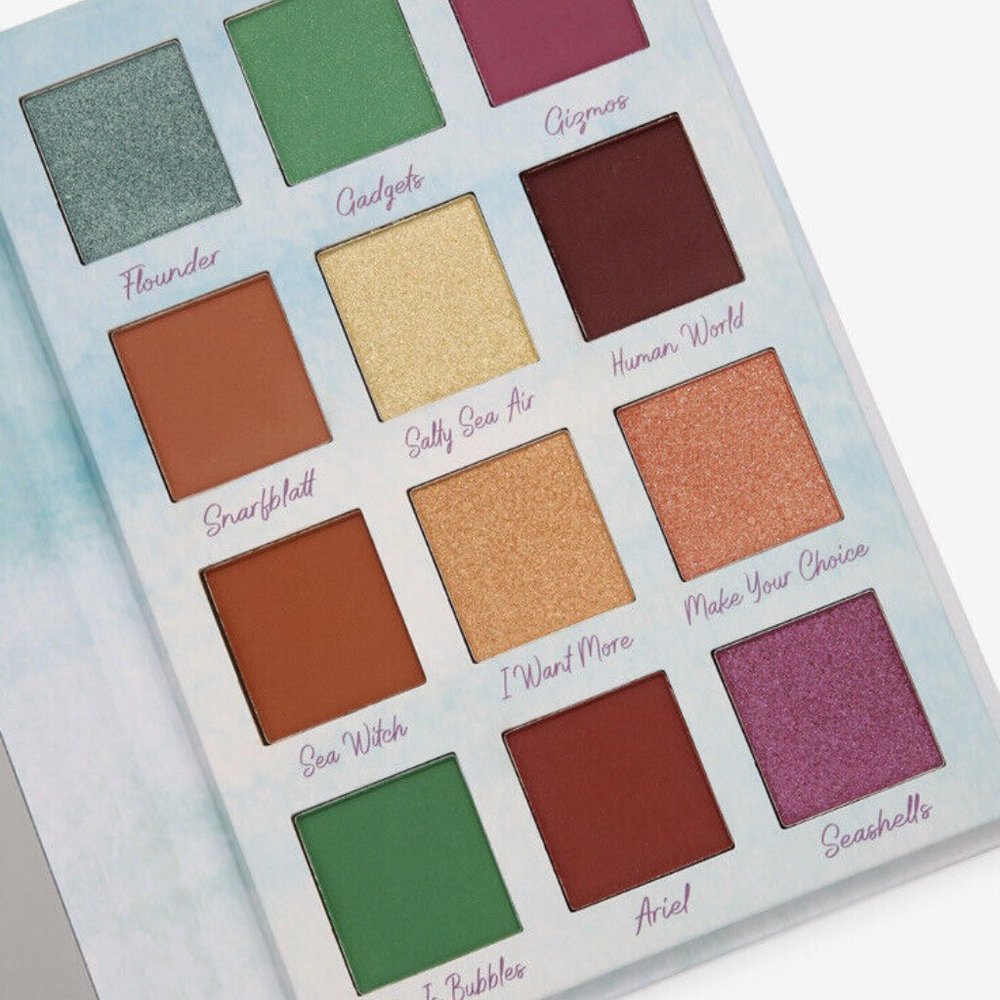 HP🎊🎊Disney Little Mermaid Ariel Sketch 12 Shade Eyeshadow Palette - Picture 3 of 10